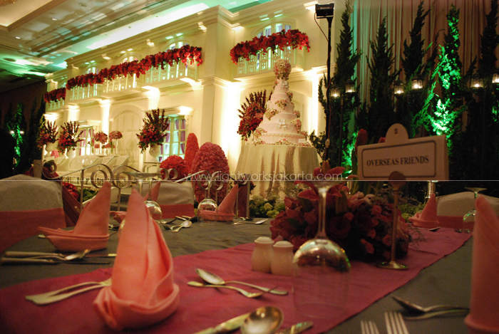 Decoration by ; Located in Shangri-La Hotel Ballroom ; Lighting by Lightworks